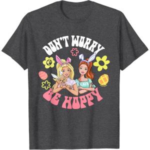 imageBarbie  Dont Worry be Hoppy TShirtDark Heather Grey
