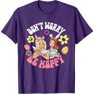 imageBarbie  Dont Worry be Hoppy TShirtPurple