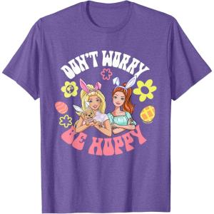 imageBarbie  Dont Worry be Hoppy TShirtPurple Heather