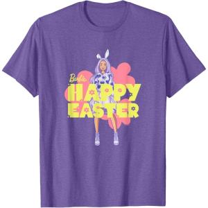 imageBarbie  Happy Easter TShirtPurple Heather
