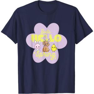 imageBarbie  Hello Spring Flower TShirtNavy Blue