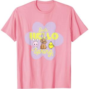 imageBarbie  Hello Spring Flower TShirtPink
