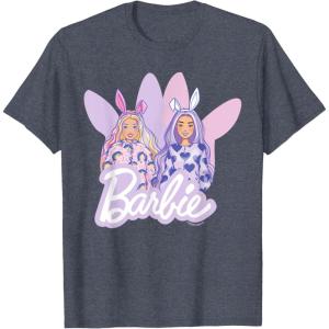 imageBarbie  Hoppy Easter TShirtHeather Blue
