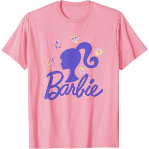 imageBarbie  Spring Has Sprung Silhouette and Logo TShirtPink