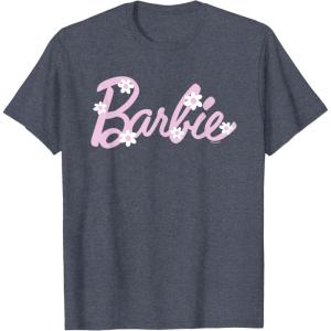 imageBarbie  Spring Logo TShirtHeather Blue