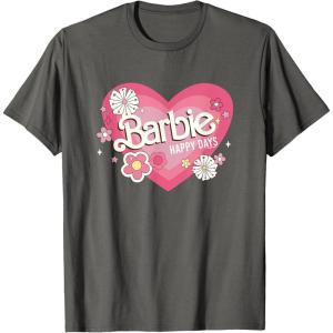 imageBarbie Heart Happy Days TShirtAsphalt Grey