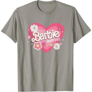 imageBarbie Heart Happy Days TShirtSlate Grey