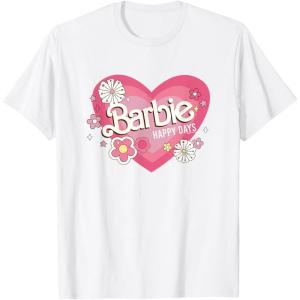 imageBarbie Heart Happy Days TShirtWhite