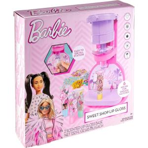 imageHorizon Group USA Barbie Sweet Shop Lip Gloss Making Kit Makes 12 Barbie Accessories Barbie Lip Glosses ampamp Keychains Arts and Crafts kit for Kids Ages 6 Gifts for 6 Year Old GirlBarbie Sweet Shop Lip Gloss