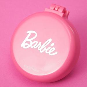 imageMINISO Barbie Foldable Mirror and Hari Brush Comb Compact Travel Mirror with Mini Hair Brush Set for Purse Backpack Gifts for Women