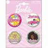 imageAtaBoy Barbie Set of Four 125quot Collectible Button Vibes