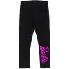 imageBarbie Girls Metallic Print Peplum TShirt and Pants Toddler to Big KidBlack  Pink Foil