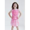 imageBarbie Girls Tank Top and Pleated Skort Outfit Set Little Kid to Big KidCheckered Pink