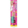 imageGUM Barbie Kids Battery Power Electric Toothbrush with Suction Cup Base for Home or Travel Oral Health and Dental Plaque Removal Ages 3 1ct4Pk1 Count Pack of 4