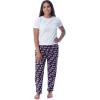 imageMattel Womens Barbie Logo All Over Print Loungewear Sleep Pajama Pants