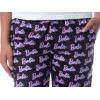 imageMattel Womens Barbie Logo All Over Print Loungewear Sleep Pajama Pants