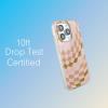 imageSonix x Barbie Phone Case for iPhone 15 Pro  Compatible with MagSafe  10ft Drop Tested  Golden HourCheckered Neutrals
