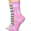 imageBarbie Mid Crew Socks Womens socksPink Grey Multi