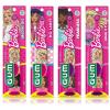 imageGUM Barbie Kids Battery Power Electric Toothbrush with Suction Cup Base for Home or Travel Oral Health and Dental Plaque Removal Ages 3 1ct4Pk1 Count Pack of 4