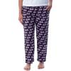 imageMattel Womens Barbie Logo All Over Print Loungewear Sleep Pajama Pants