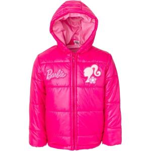 imageBarbie Girls Zip Up Puffer Jacket Little Kid to Big Kid Sizes 41416Barbie