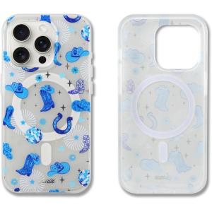 imageSonix x Barbie Phone Case for iPhone 15 Pro  Compatible with MagSafe  10ft Drop Tested  Golden HourDisco Cowgirl