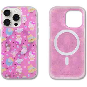 imageSonix x Barbie Phone Case for iPhone 15 Pro  Compatible with MagSafe  10ft Drop Tested  Golden HourHello Kitty  Friends Ice Cream Parlor