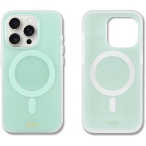 imageSonix x Barbie Phone Case for iPhone 15 Pro  Compatible with MagSafe  10ft Drop Tested  Golden HourJelly Mint