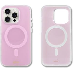 imageSonix x Barbie Phone Case for iPhone 15 Pro  Compatible with MagSafe  10ft Drop Tested  Golden HourJelly Pink