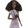 imageBarbie Careers Fashion Doll ampamp Accessories Photographer with Petite Body Type Wearing Removable HeartPrint Dress with Camera ampamp Puppy
