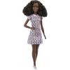 imageBarbie Careers Fashion Doll ampamp Accessories Photographer with Petite Body Type Wearing Removable HeartPrint Dress with Camera ampamp Puppy