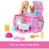 imageBarbie Chelsea Puppy Carrier Playset Blonde Small Doll and Accessories Dog Carrier with Puppy Themed Play Pieces