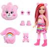 imageBarbie Cutie Reveal Chelsea Doll ampamp Accessories Care Bears Series Small Doll with Costume ampamp 6 Surprises Styles May Vary