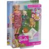 imageBarbie Doggy Daycare Playset with Blonde Fashion Doll 4 Pet Dogs ampamp Accessories Color Change ampamp Potty Feature