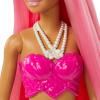 imageBarbie Dreamtopia Mermaid Doll with Pink Hair Pink ampamp Yellow Ombre Tail ampamp Headband Accessory