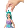 imageBarbie Dreamtopia Unicorn Fashion Doll with Blue ampamp Purple Hair Wesring Removable Skirt ampamp Accessories Including Pink Unicorn Headband ampamp TailTurquoise