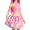 imageBarbie Dreamtopia Unicorn Fashion Doll with Blue ampamp Purple Hair Wesring Removable Skirt ampamp Accessories Including Pink Unicorn Headband ampamp TailPink