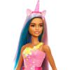 imageBarbie Dreamtopia Unicorn Fashion Doll with Blue ampamp Purple Hair Wesring Removable Skirt ampamp Accessories Including Pink Unicorn Headband ampamp TailBlue  Purple