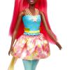imageBarbie Dreamtopia Unicorn Fashion Doll with Pink ampamp Yellow Hair ampamp Removable Skirt ampamp Accessories Including Unicorn Headband ampamp Tail