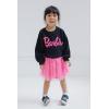 imageBarbie Girls French Terry Dress Toddler to Big KidBlack