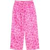 imageBarbie Girls Satin Lounge Sleep Pajama Shirt and Pants Set Little Kid to Big Kid Sizes 41416Pink