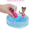 imageBarbie Skipper Babysitters Inc Playset with Skipper Doll ColorChange Small Doll Pool Squirt Whale Toy ampamp Accessories