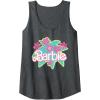 imageBarbie Sunny Palm Tree Tank TopDark Heather Grey