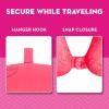 imageFUL Barbie Neck Pillow Memory Foam Travel Accessories for Airplane Car and Office Comfortable and Breathable Pink