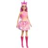 imageBarbie Dreamtopia Unicorn Fashion Doll with Blue ampamp Purple Hair Wesring Removable Skirt ampamp Accessories Including Pink Unicorn Headband ampamp TailPink