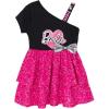 imageBarbie Girls Dress Little Kid to BigPink  Black