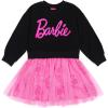 imageBarbie Girls French Terry Dress Toddler to Big KidBlack