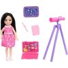 imageBarbie Toy Set Chelsea Can Be Astronomer Brunette Small Doll with 5 ScienceThemed Accessories Including a Telescope