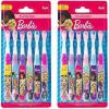 imageBrush Buddies 6 Pack Barbie Toothbrushes for Kids Childrens Toothbrushes Soft Bristle Toothbrushes for Kids6 Count Pack of 2