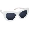 imageSunStaches Barbie Sunglasses  Official Barbie Shades with UV 400  One Size Fits MostCat Eye White